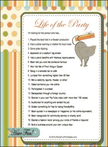 Life of the Party game