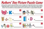 Mother's Day Picture Puzzle Game Normal