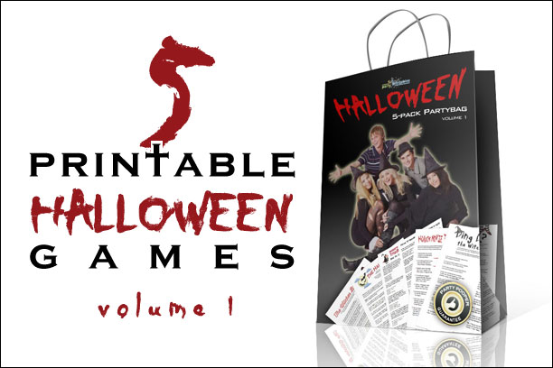 Halloween Printable Game Pack Volume 1